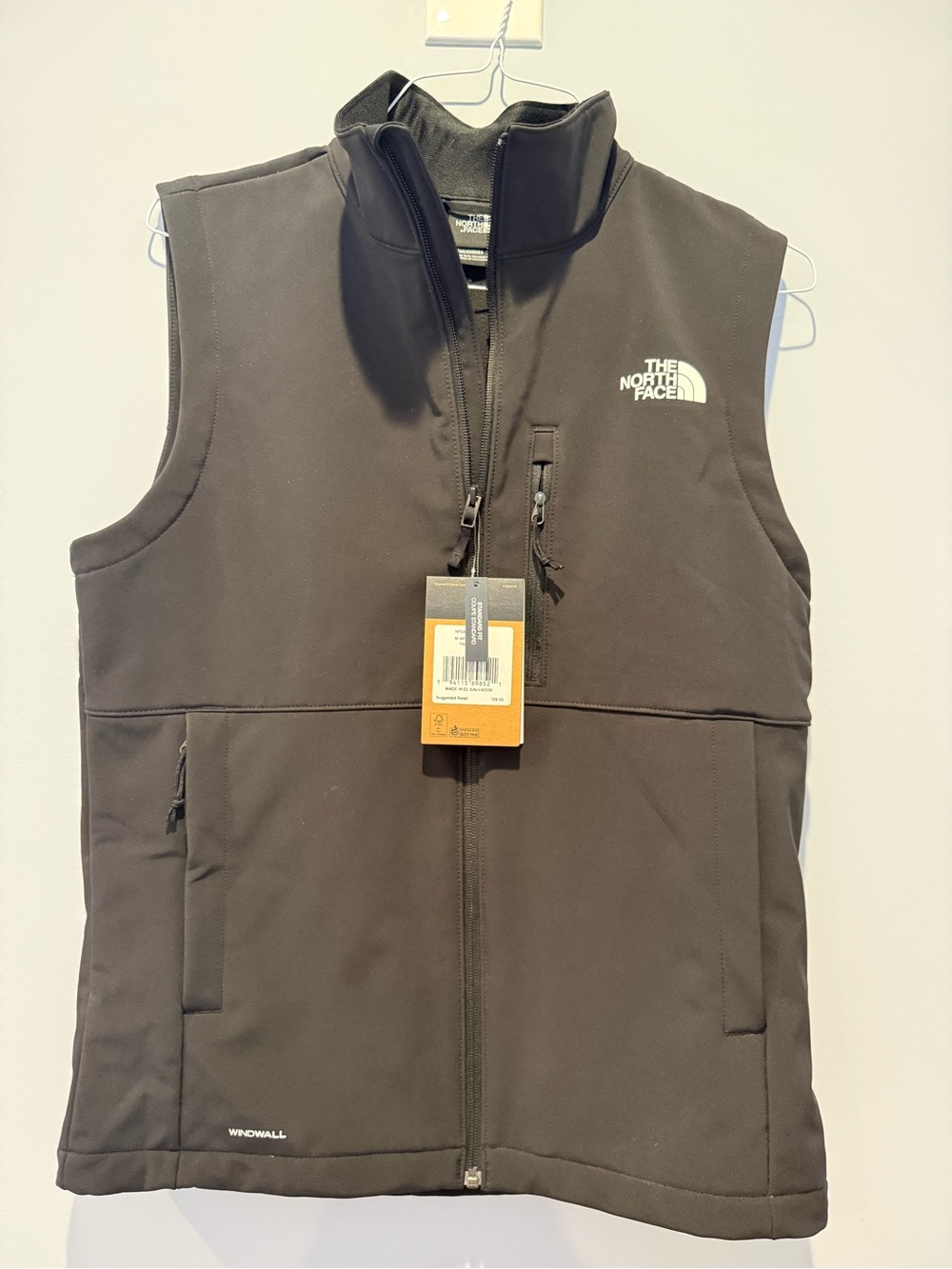 The North Face WindWall Vest - Dark Brown